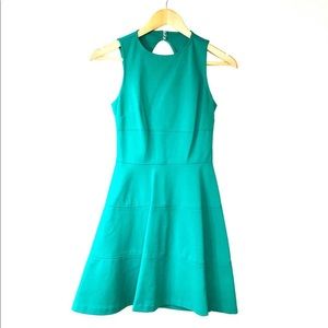 Intermix green “Scuba” mini cocktail dress